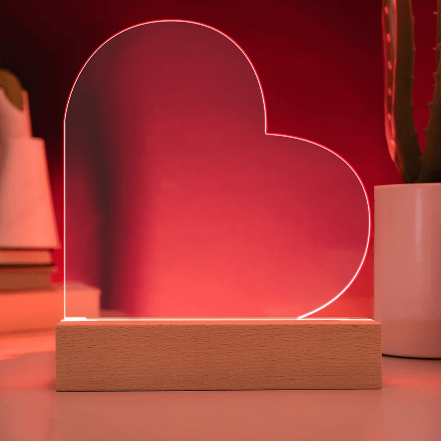 Acrylic Heart LED 12