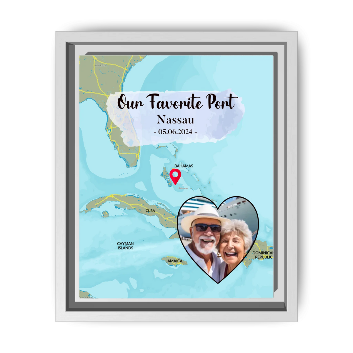 10″ x 8″ (Horizontal), White, 1.25_